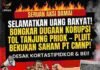 Plot Twist Korupsi Tol CMNP! LPMAK ‘Spill’ Skandal Konsesi Tol 2060 & Tantang Polri Usut Tuntas